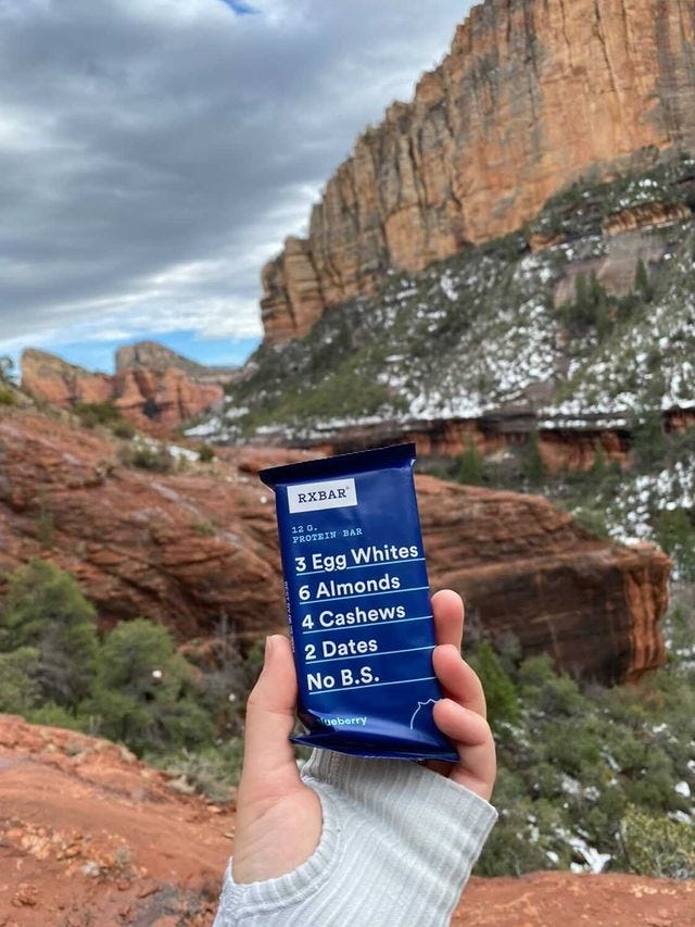 RXBAR pictured in Arizona
